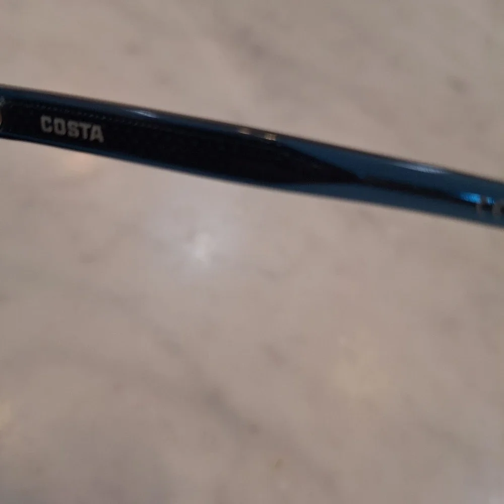 Costa Isla Sunglasses Womens OS Shiny Deep Teal Gray 580 Lens Polarized Beach